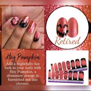 Color Street Real Nail Polish Strips in HEY PUMPKIN